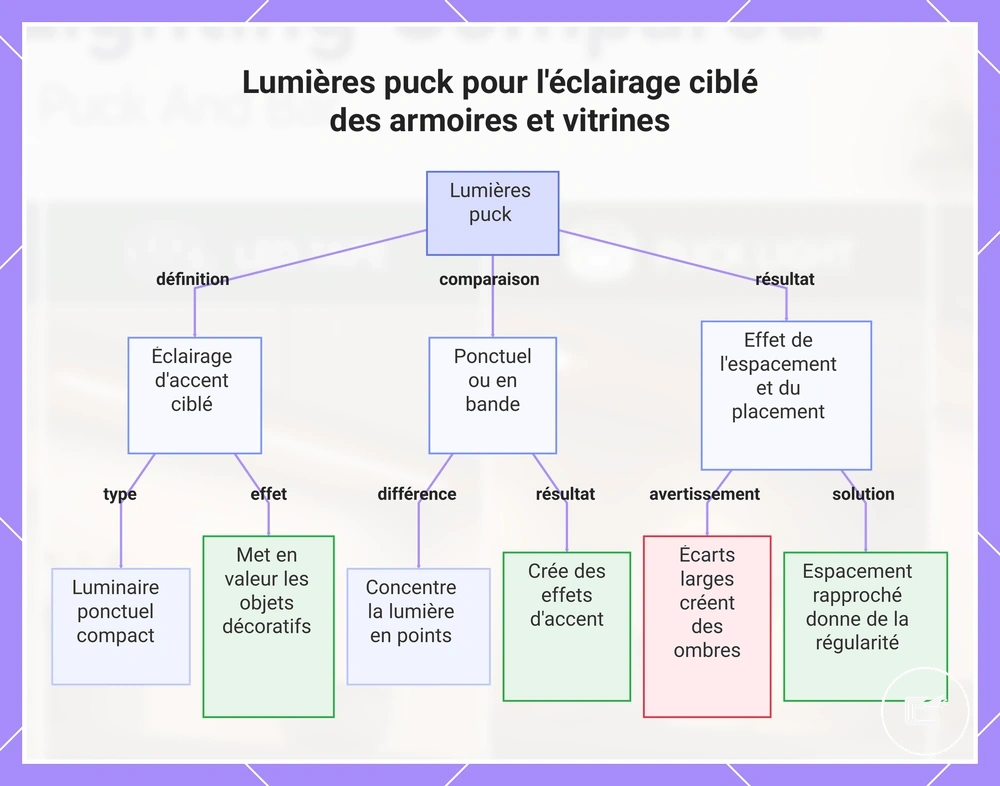 Spots LED ronds pour l’éclairage ciblé des placards et vitrines